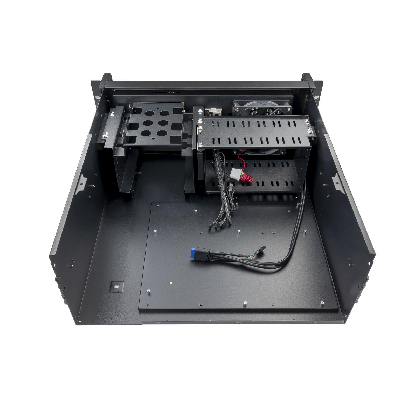 Caixa PC Rack TOOQ RACK-406N-USB3 (2 x USB 3.0 - Rack de pendurar na parede - Preto) — miniatura 6