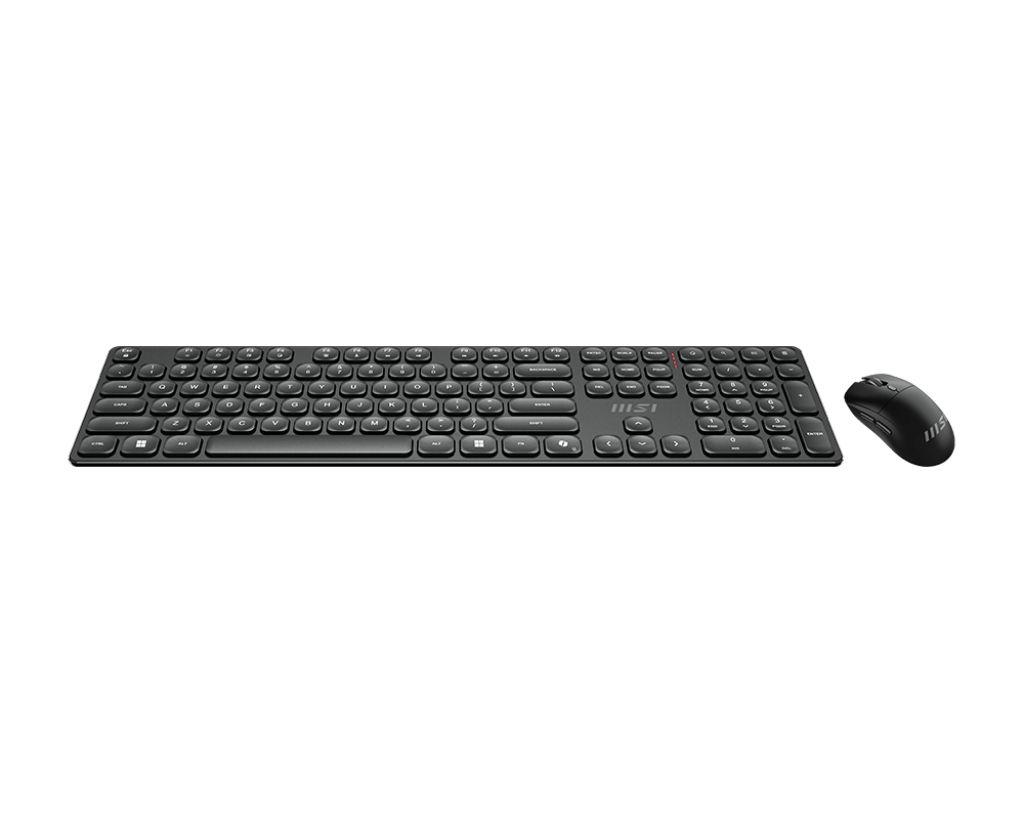 Teclado MSI FORGE K210 (DE - Interruptor de chave mecânico - Tamanho completo - Preto) — miniatura 4
