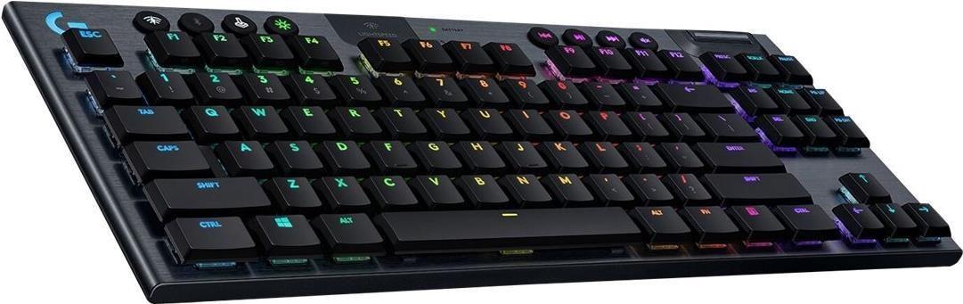Teclado LOGITECH G915 TKL (QWERTZ alemão - GL Tactile - TKL - Carvão)