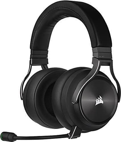 Headset Gaming CORSAIR VIRTUOSO RGB Wireless XT (Binaural - Com fios e sem fios - Circum-aural - Preto)
