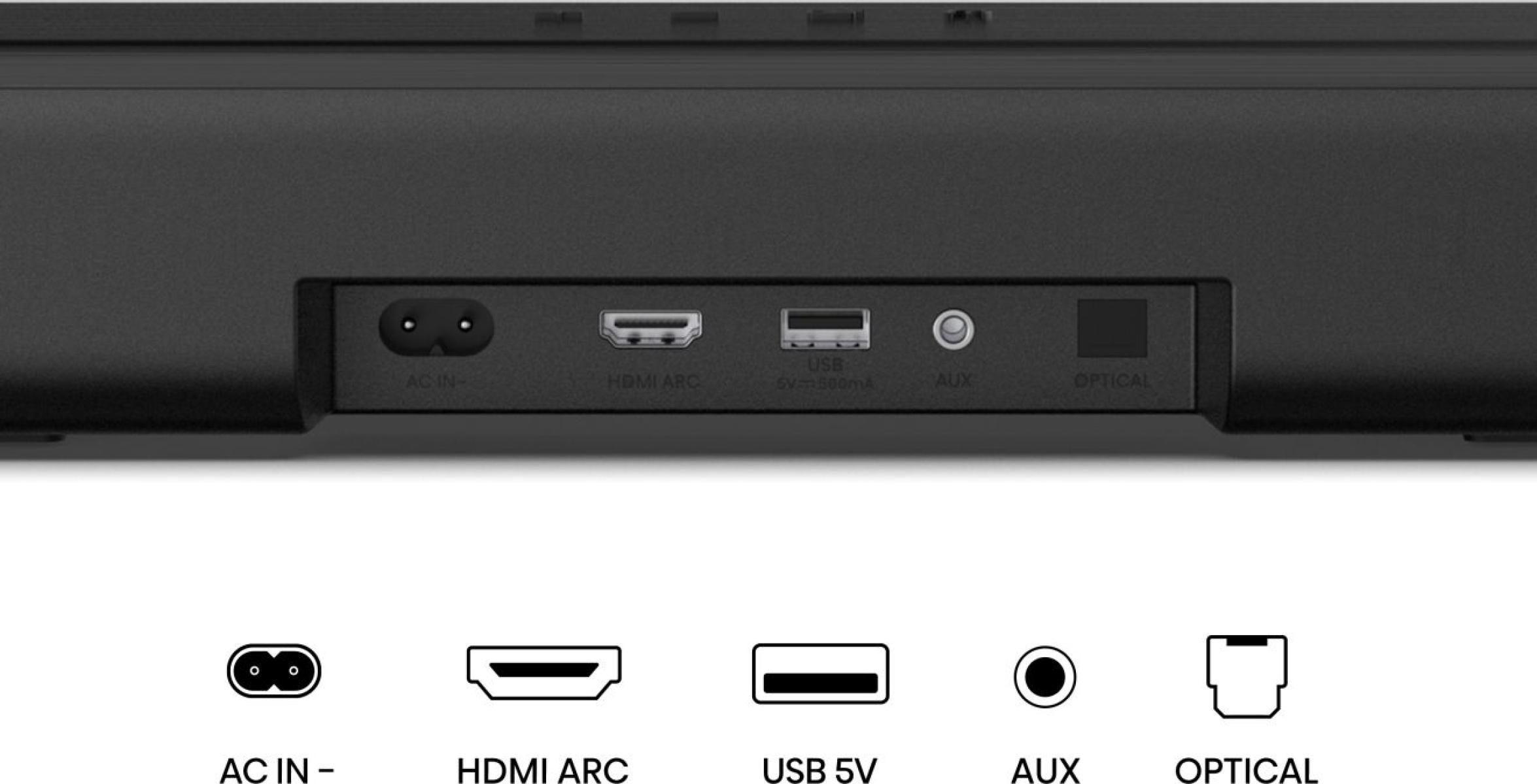 Barra de Som HISENSE HS1000 (120 W - Com fios e Bluetooth - Preto) — miniatura 10