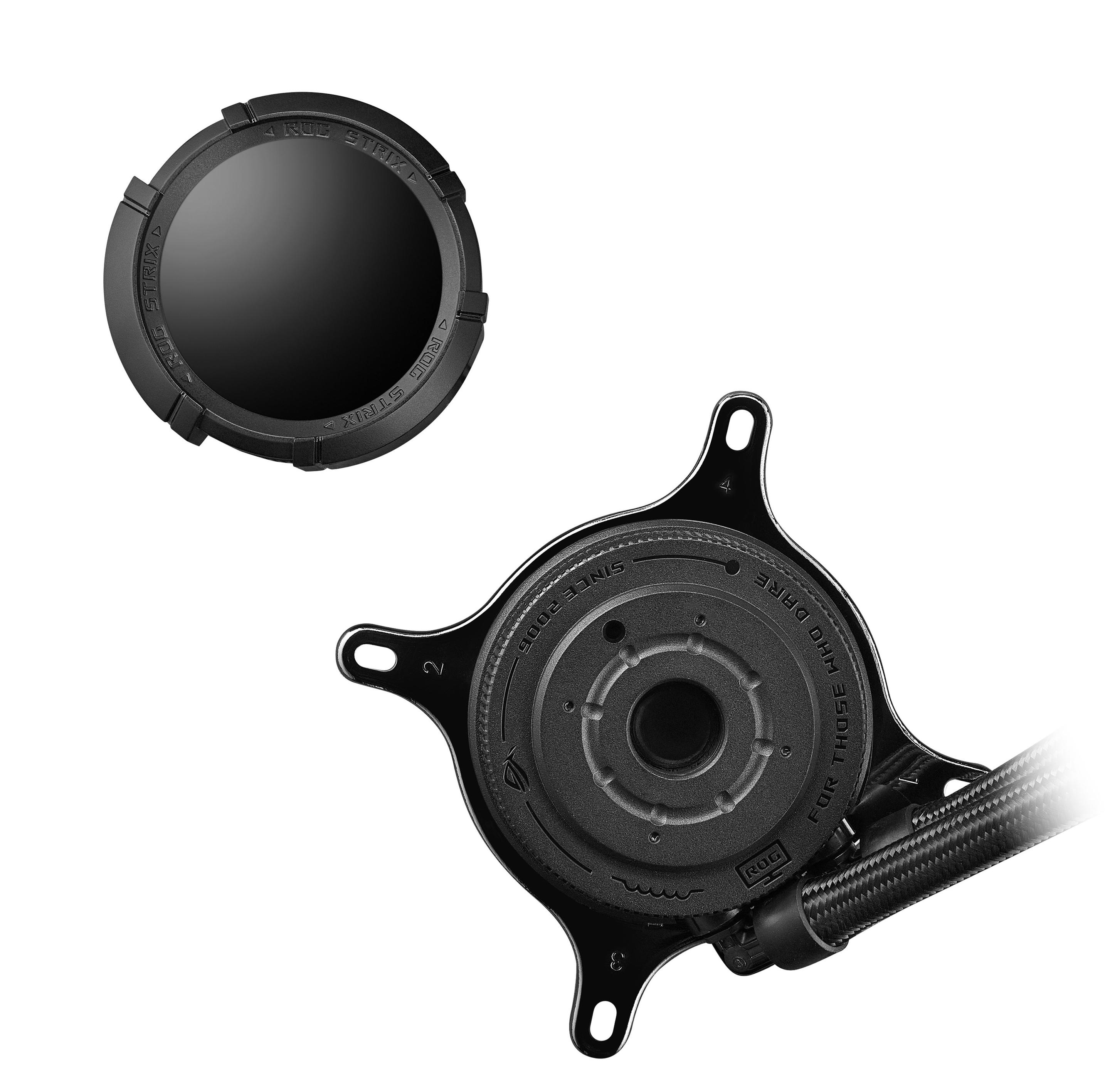 Refrigeração Líquida Tudo-em-Um ASUS ROG Strix LC III 360 ARGB LCD XL (120 mm - 3 ventoinhas - 2200 RPM - Preto), miniatura 9