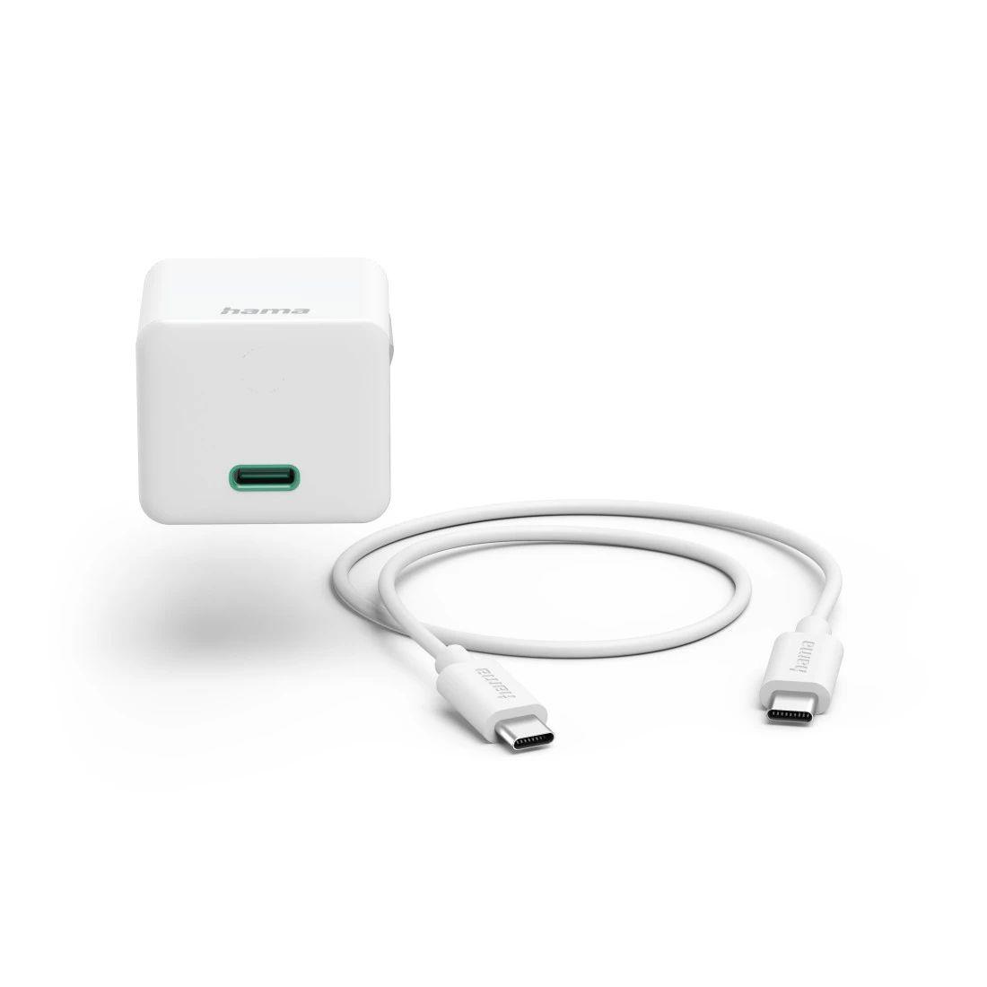 Carregador de Dispositivos Móveis HAMA 00201675 (USB-C para USB-C - Corrente alternada - Branco) — miniatura 4