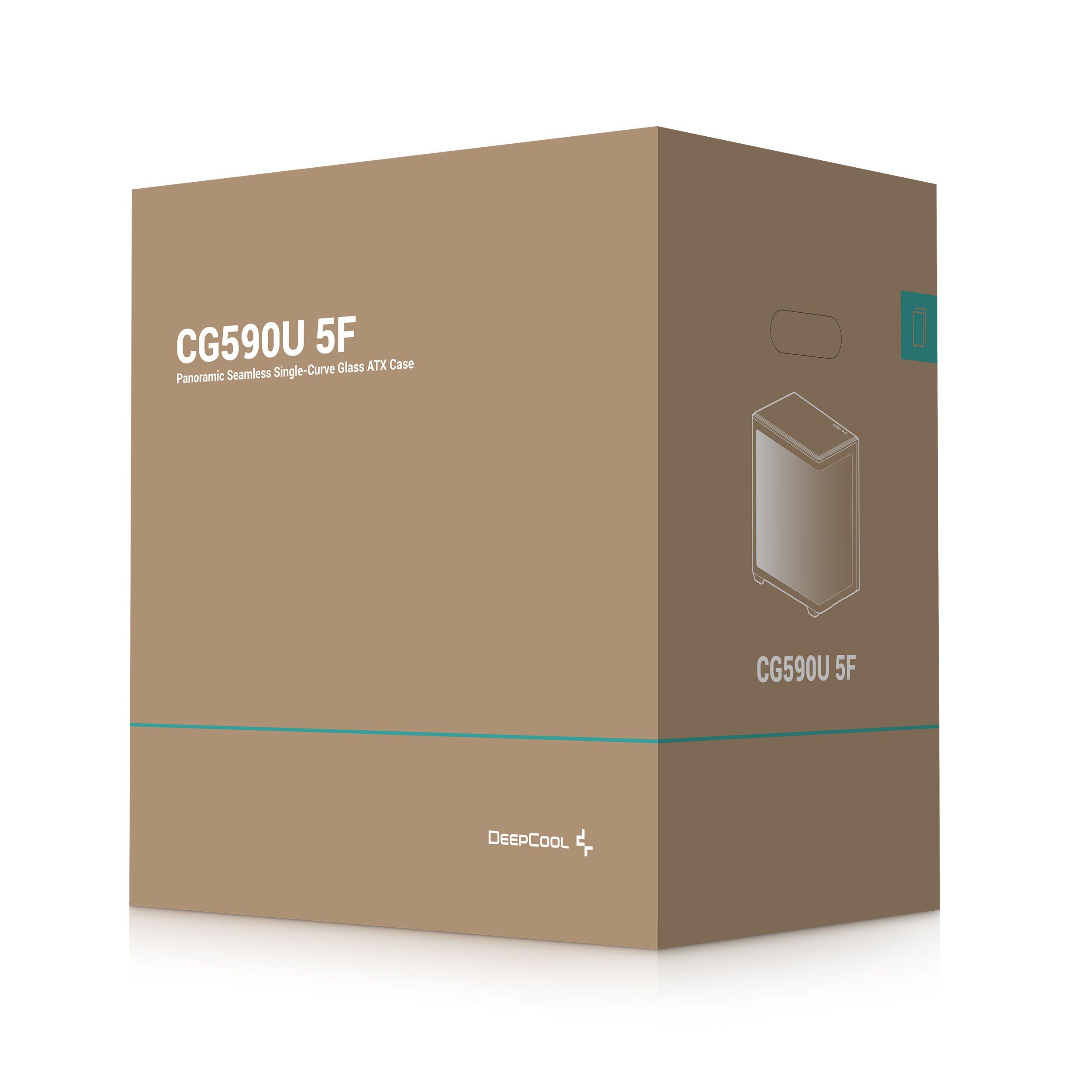 Caixa PC Gaming DEEPCOOL CG590U 5F (ITX, micro ATX, ATX - Tower - 16 cm - Preto) — miniatura 9