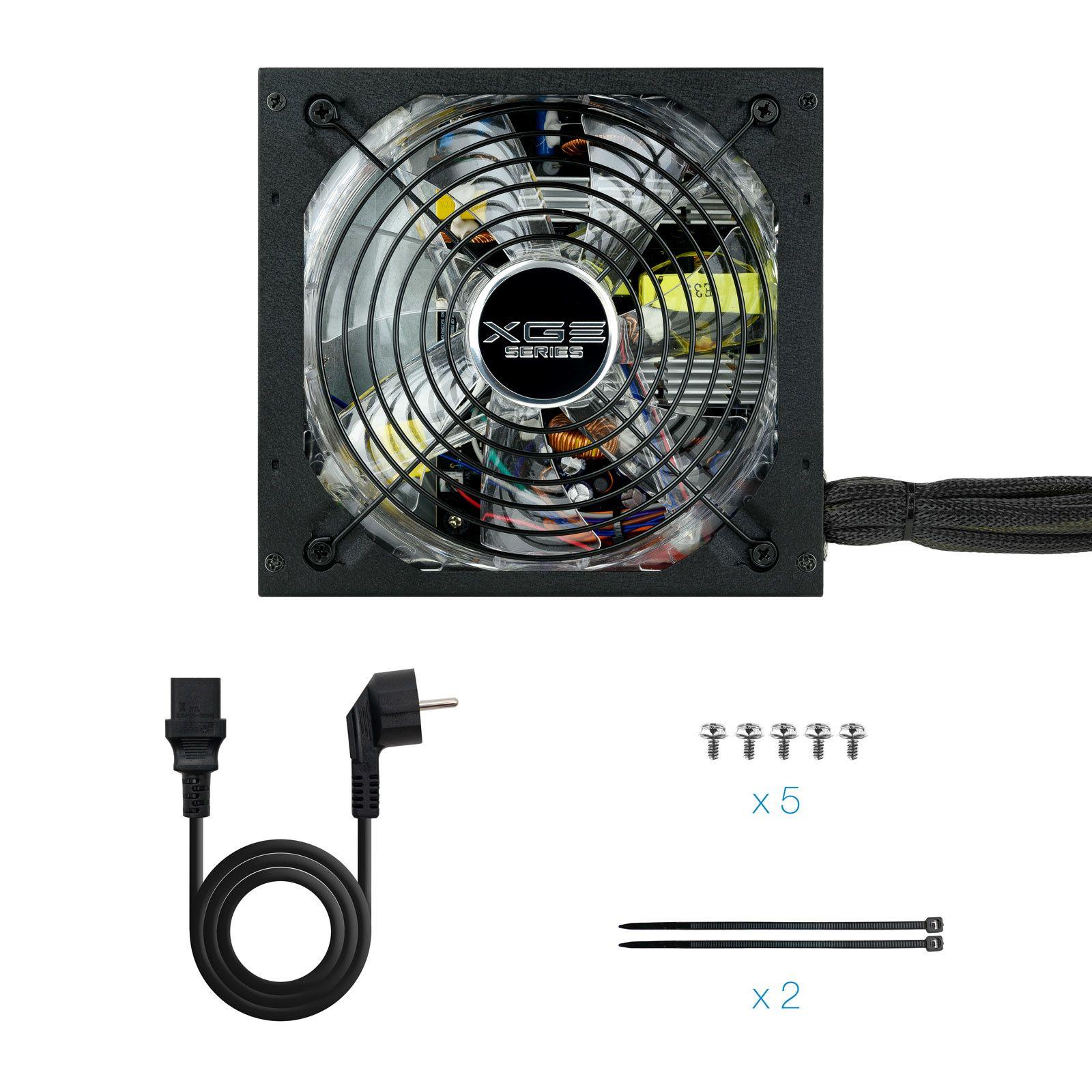 Fonte de Alimentação para Jogos TOOQ TQXGEII-700SAP (ATX - 700 W - 80 PLUS Bronze - Preto) — miniatura 7