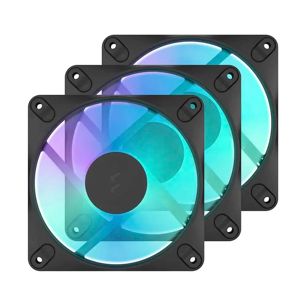 Ventoinha para Caixa de PC FRACTAL DESIGN Dynamic 3 12 RGB (ARGB Gen 2 - 1,92 W - Preto) — miniatura 2