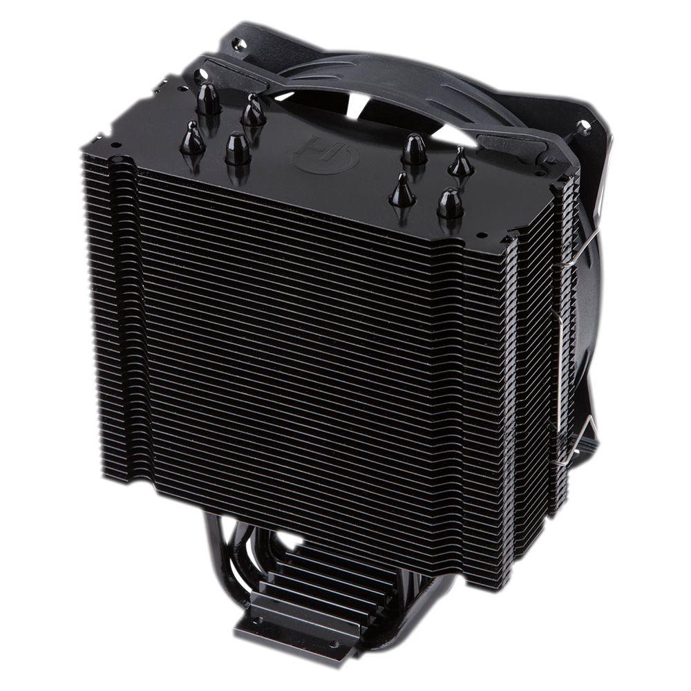 Dissipador de CPU HIDITEC C12 PWM ARGB (1600 RPM - Multi - 4-pin - Preto), miniatura 3
