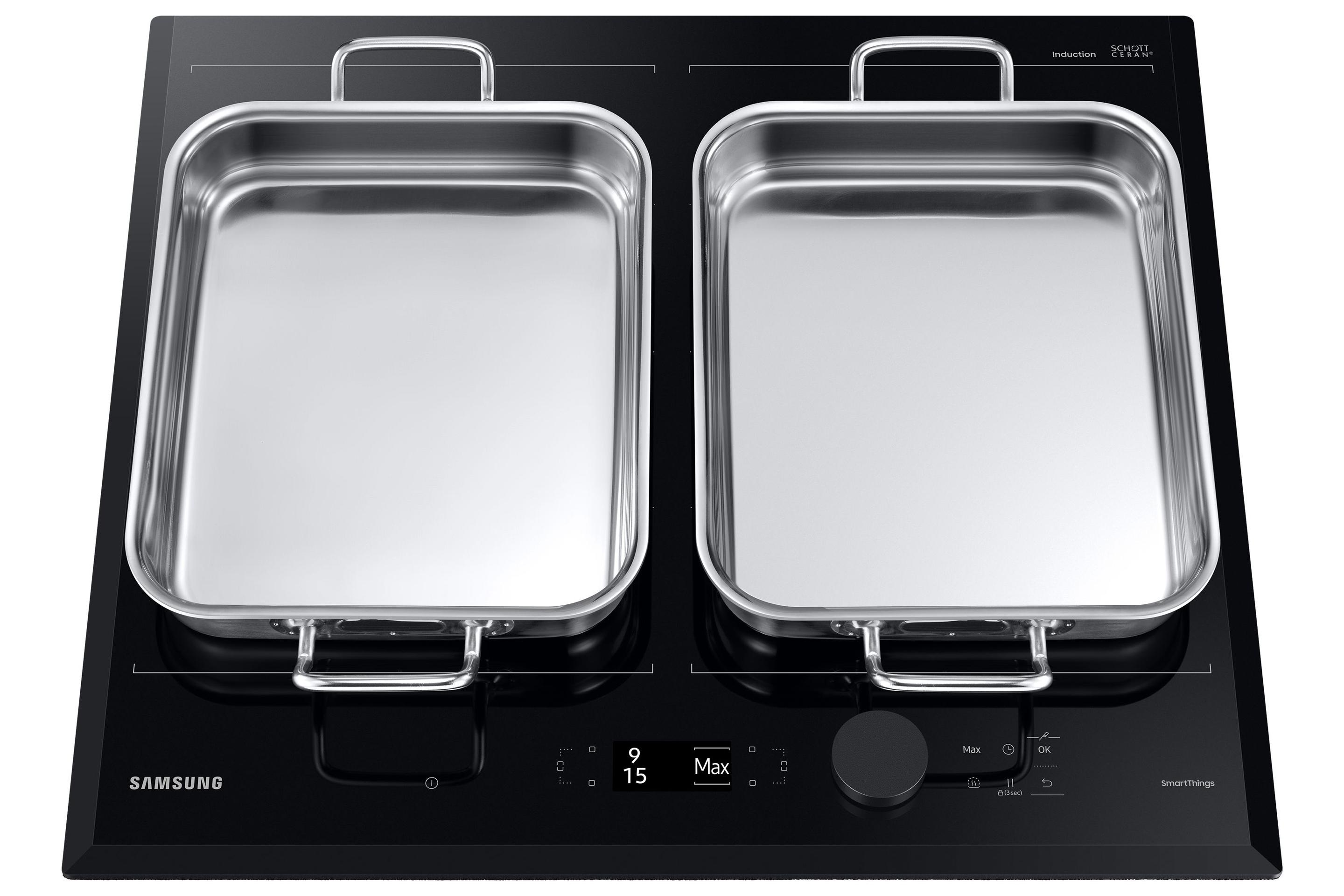 Placa de Indução de Encastre SAMSUNG NZ64B7799KKU1 (4 zonas - 7400 W - Toque - Preto), miniatura 10