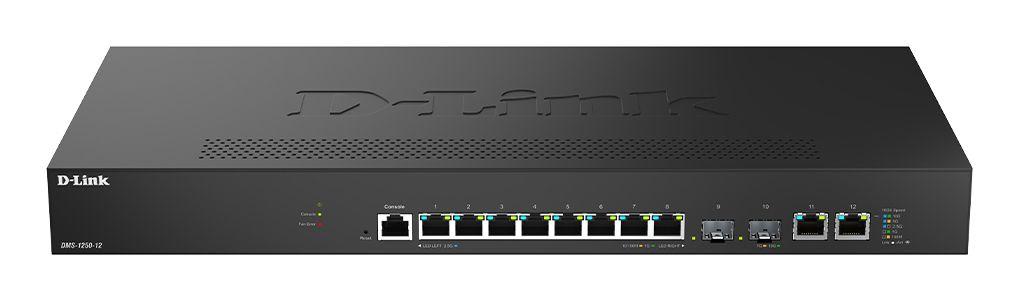 Switch D-LINK DMS-1250-12/E (10G Ethernet - 12 MB - 120 Gbit/s - Preto)