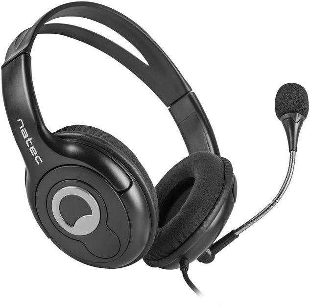 Headset NATEC Bear 2 (Binaural - Com fios - Circum-aural - Preto) — miniatura 2