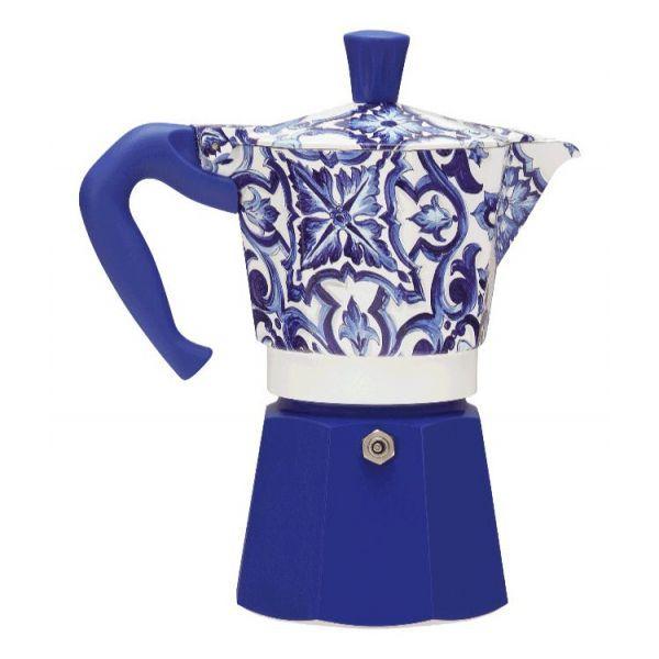 Cafeteira Italiana BIALETTI Moka D&G Blu Mediterraneo 6T (Azul), miniatura 2