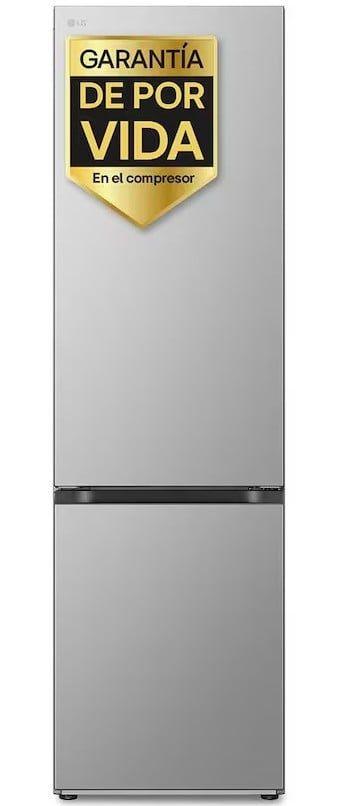 Frigorífico Combinado Independente LG GBV7280BPY (387 l - 203x59,5x67,5 cm - 60 cm - Prateado)