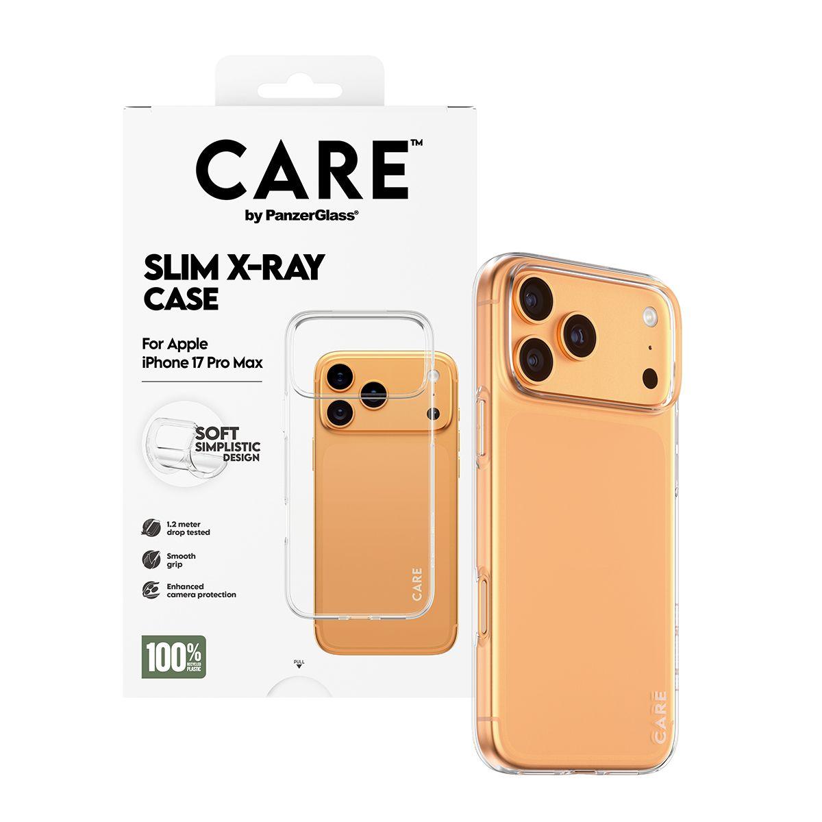Capa para Telemóvel PANZERGLASS CARE X-Ray Soft Basic iPhone 17 Pro Max (Apple - Transparente), miniatura 5