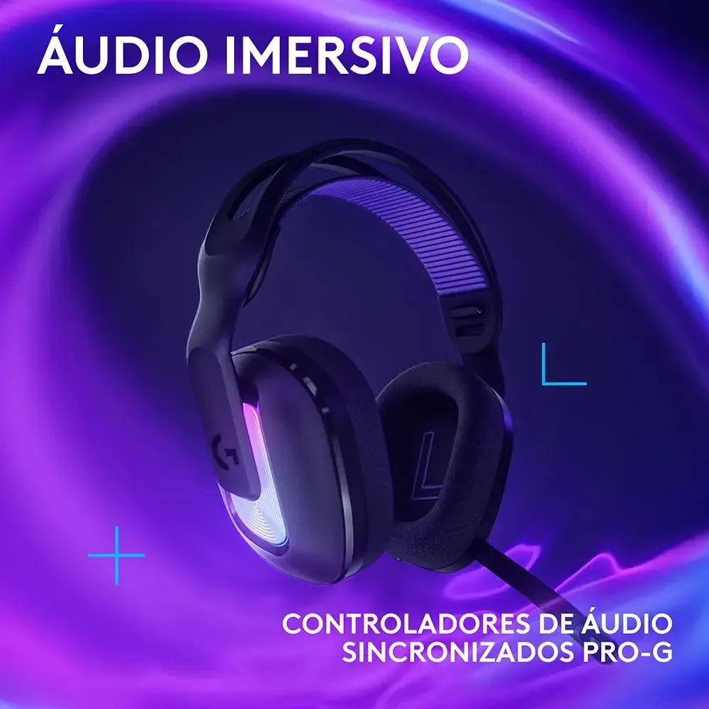 Headset para Jogos LOGITECH G522 LIGHTSPEED (Binaural - Com fios e sem fios - Circum-aural - Preto), miniatura 5