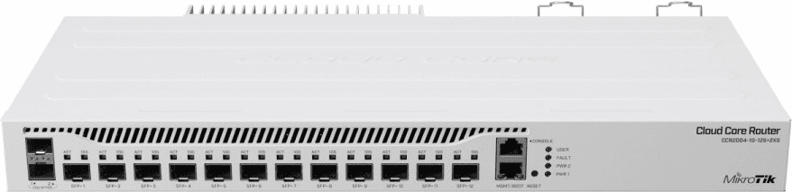 Router MIKROTIK CCR2004-1G-12S+2XS (Gigabit Ethernet - 3,4 Gbit/s - Branco)