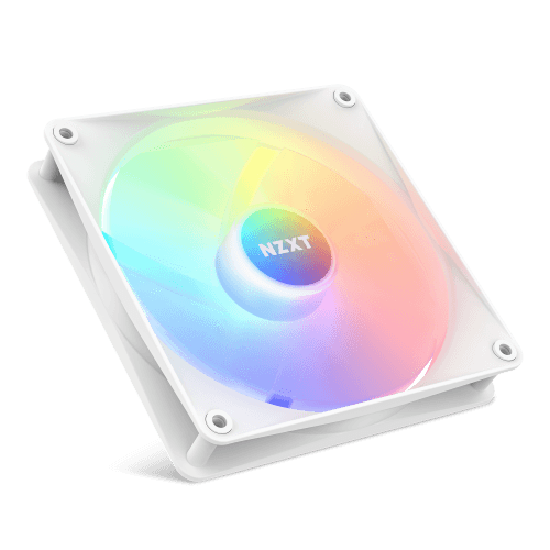 Ventoinha para Caixa PC NZXT F140 RGB Core (Plástico - Multicor - Branco)