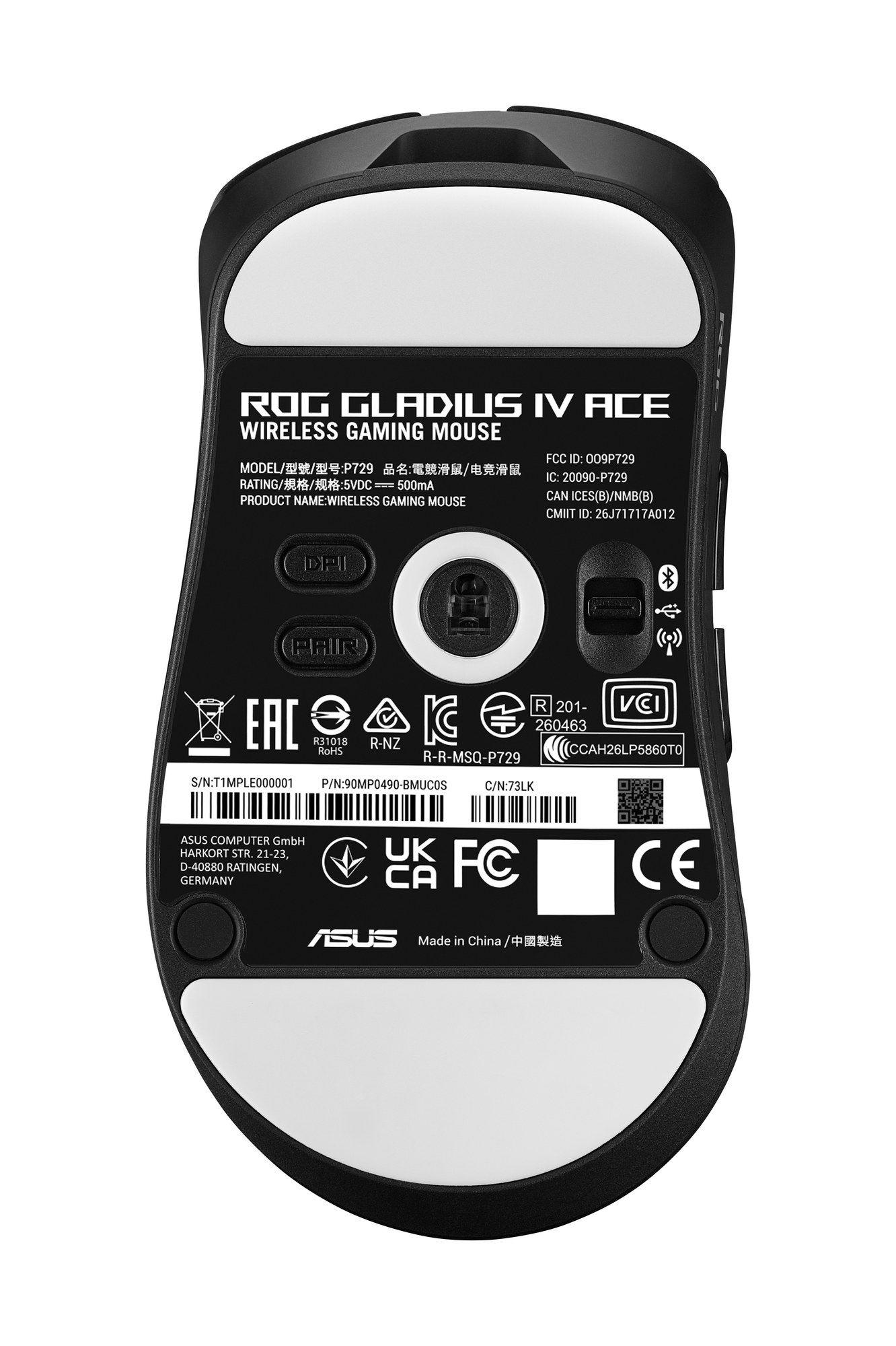 Rato ASUS ROG Gladius IV Ace (Mão direita - 65000 DPI - Ótico - Preto), miniatura 8