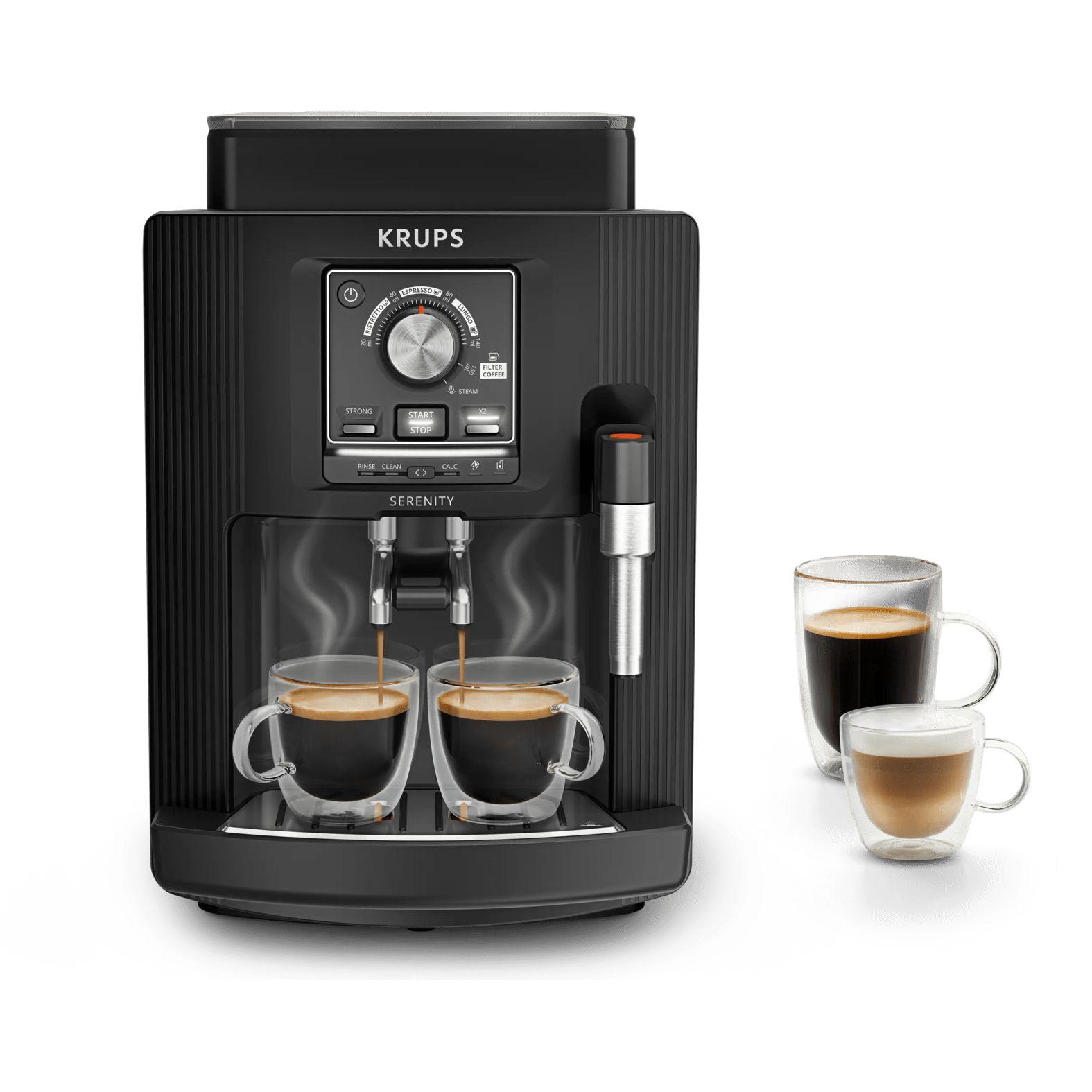 Máquina de Café Expresso Automática KRUPS EA4008E0 (Grãos de café - 1450 W - 15 bar - Preto)