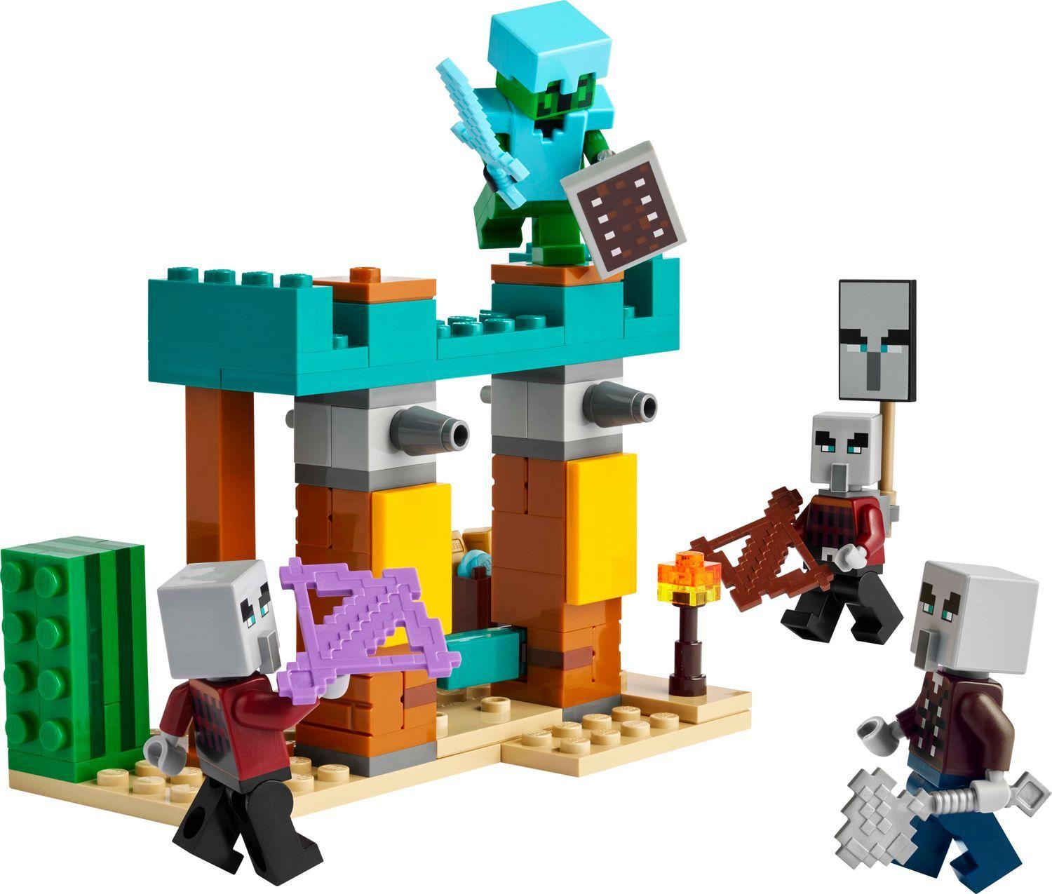 LEGO 21267 Minecraft A Patrulha do Deserto Illager (7+ anos - 105 peças)