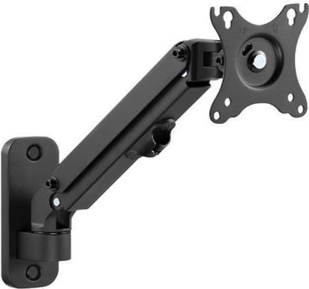 Suporte de Parede para Monitor GEMBIRD MA-WA1-01 (17" a 27" - VESA 100 x 100 mm - Preto)