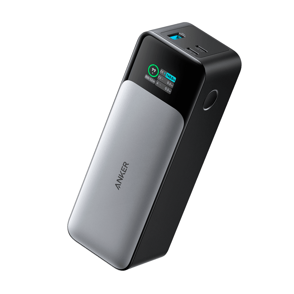 Bateria Externa ANKER 737 PowerCore 24K (24000 mAh - 140 W - USB Power Delivery - Preto)