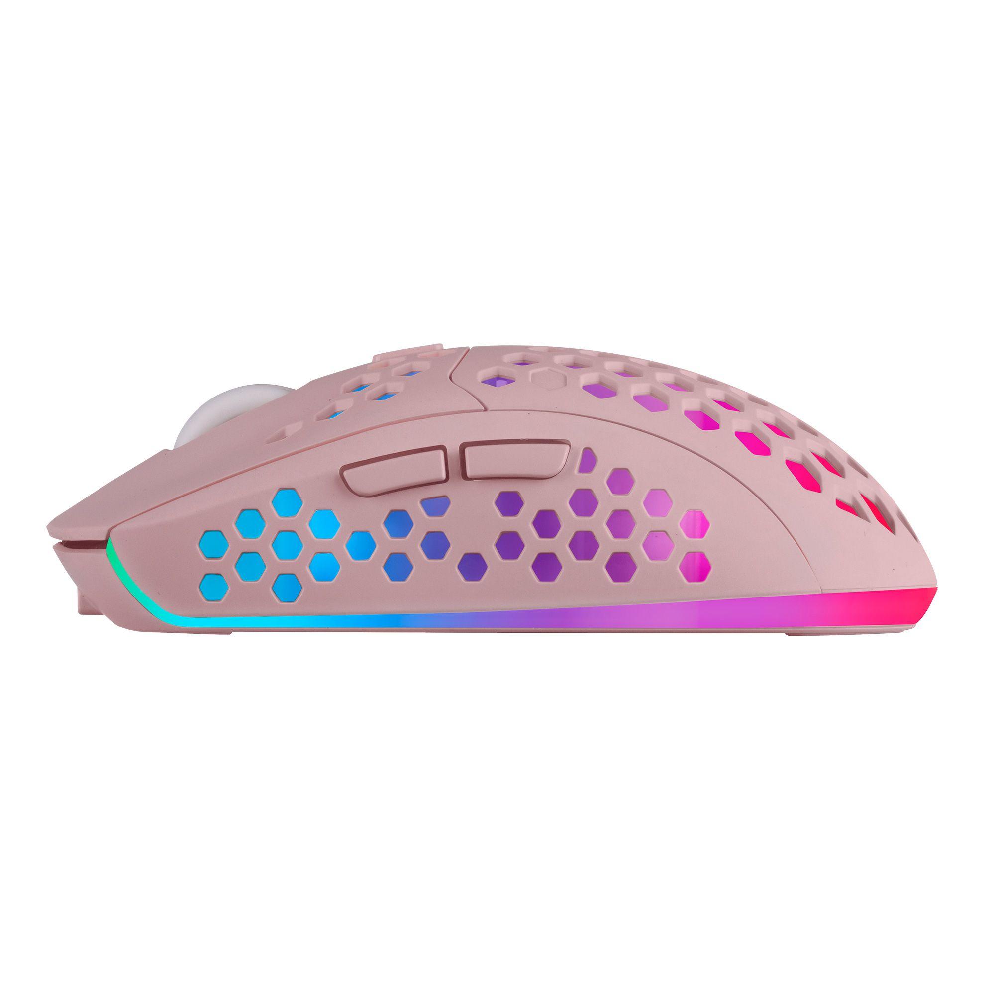 Rato Gaming MARS GAMING MMW3 (Mão direita - 3200 DPI - Ótico - Rosa), miniatura 3