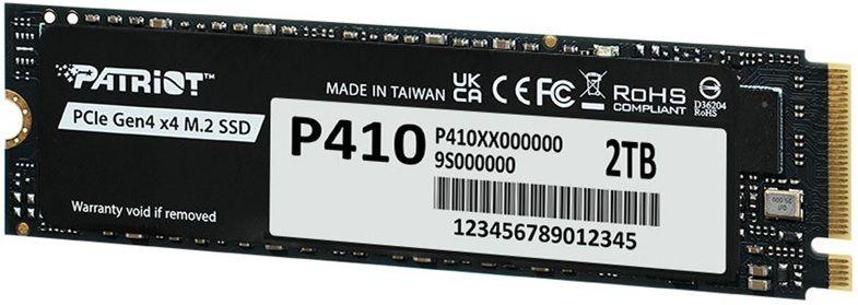 SSD PATRIOT P410 2TB (2 TB - M.2 2280 - PCI Express NVMe) — miniatura 3