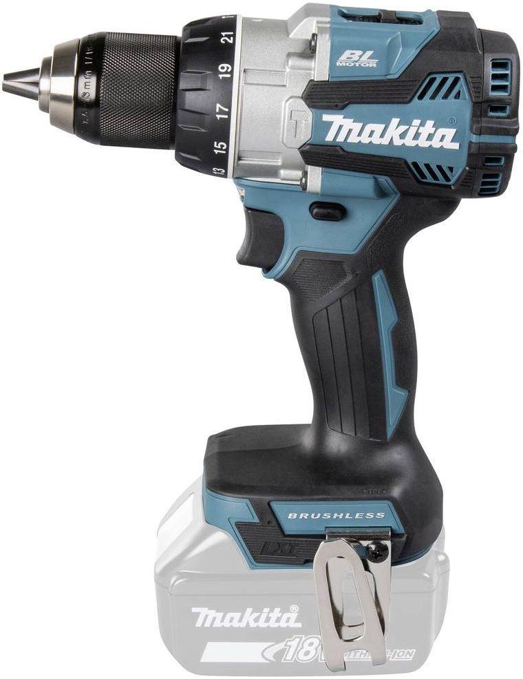 Berbequim Aparafusador com Percussão MAKITA DHP489Z (Preto e Azul), miniatura 3