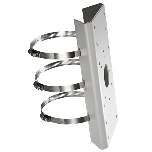 Suporte de Poste para Câmaras Bullet HIKVISION DS-1275ZJ (67–127 mm - Exterior - Prateado)