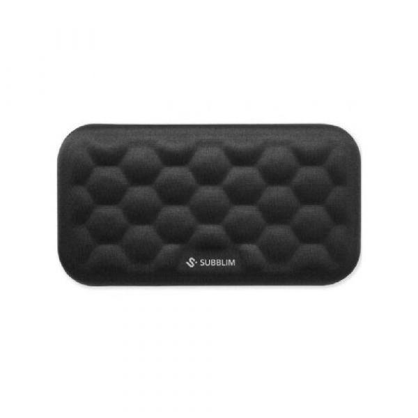 Apoio de Pulso para Rato SUBBLIM Ergo Airpadding (Espuma viscoelástica - Tecido AirMesh 3D respirável - Antiderrapante - Preto)