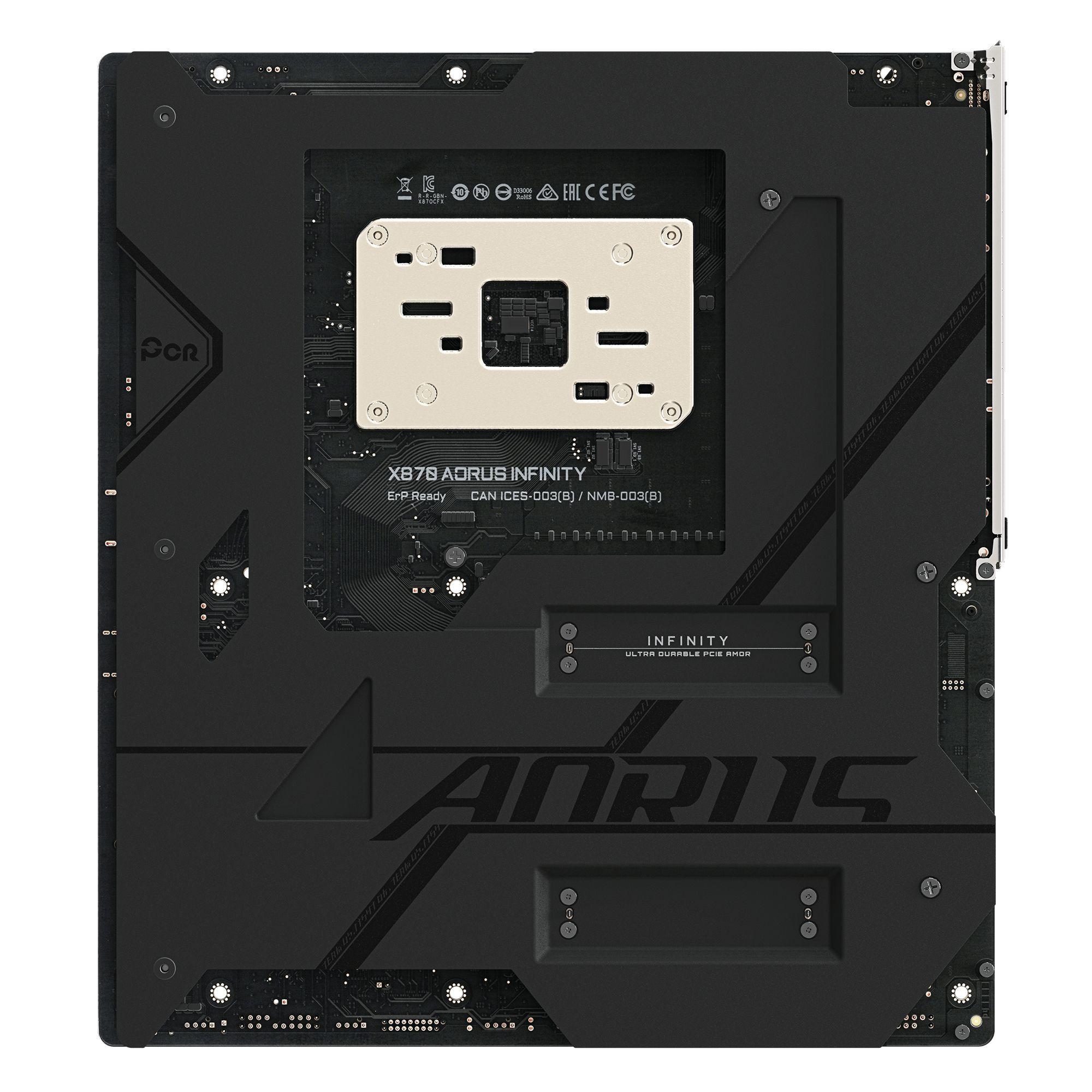 Motherboard GIGABYTE X870 AORUS INFINITY (AM5 - E-ATX - Duplo canal - Preto), miniatura 5