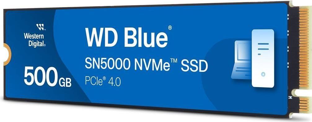 SSD M.2 WESTERN DIGITAL Blue SN5000 (500 GB - M.2 - PCIe 4.0 NVMe - Azul)