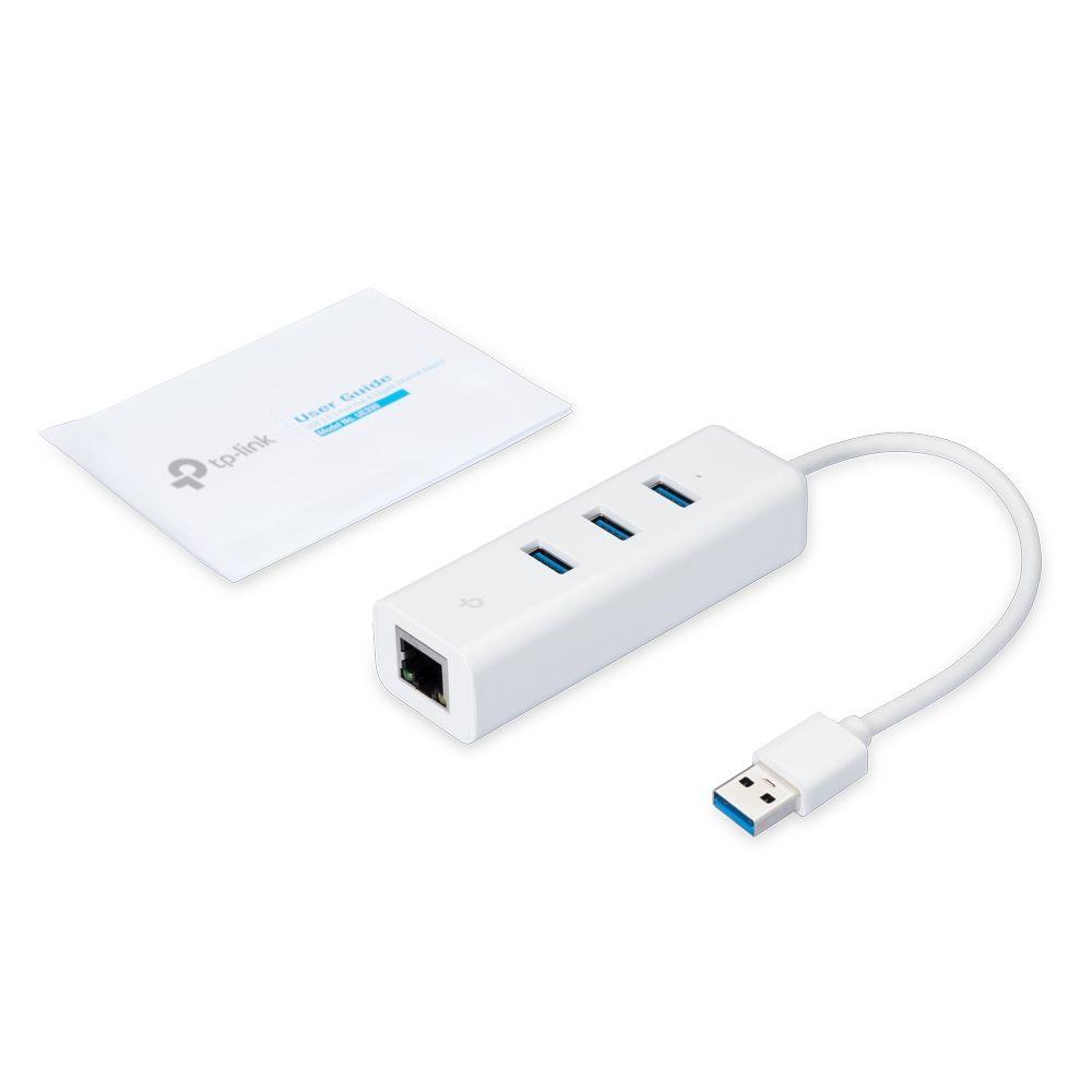 Hub USB TP-LINK UE330 (Branco) — miniatura 3