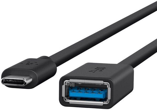 Adaptador USB-C para USB-A BELKIN F2CU036BTBLK (USB A - USB C - Preto) — miniatura 4