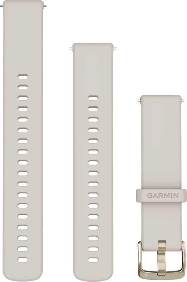 Bracelete para Smartwatch GARMIN Quick Release 18 mm 010-13256-04 (Bracelete - Branco - Silicone - Branco)