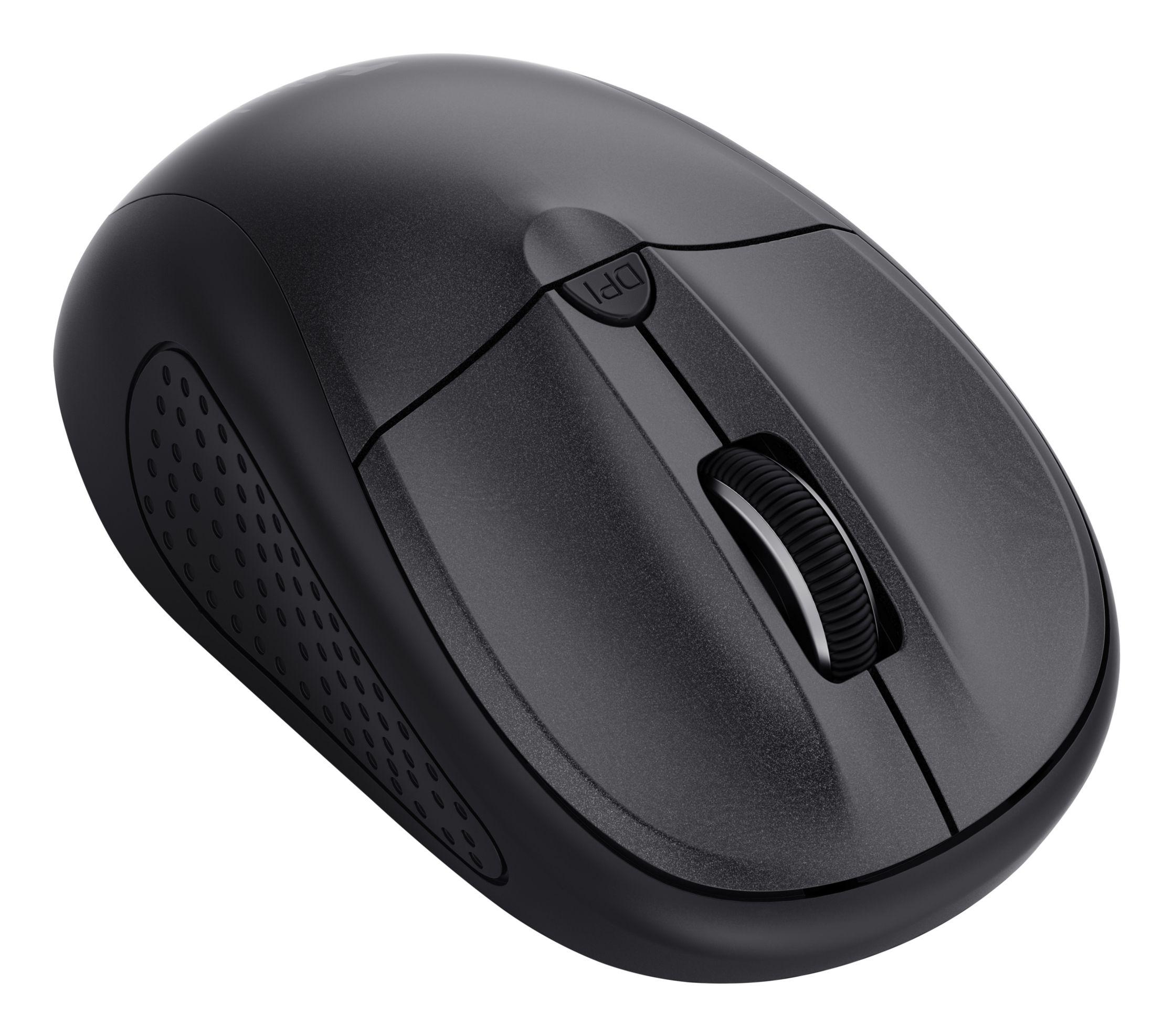Rato TRUST Primo BT (Ambidestro - 1600 DPI - Ótico - Preto) — miniatura 2