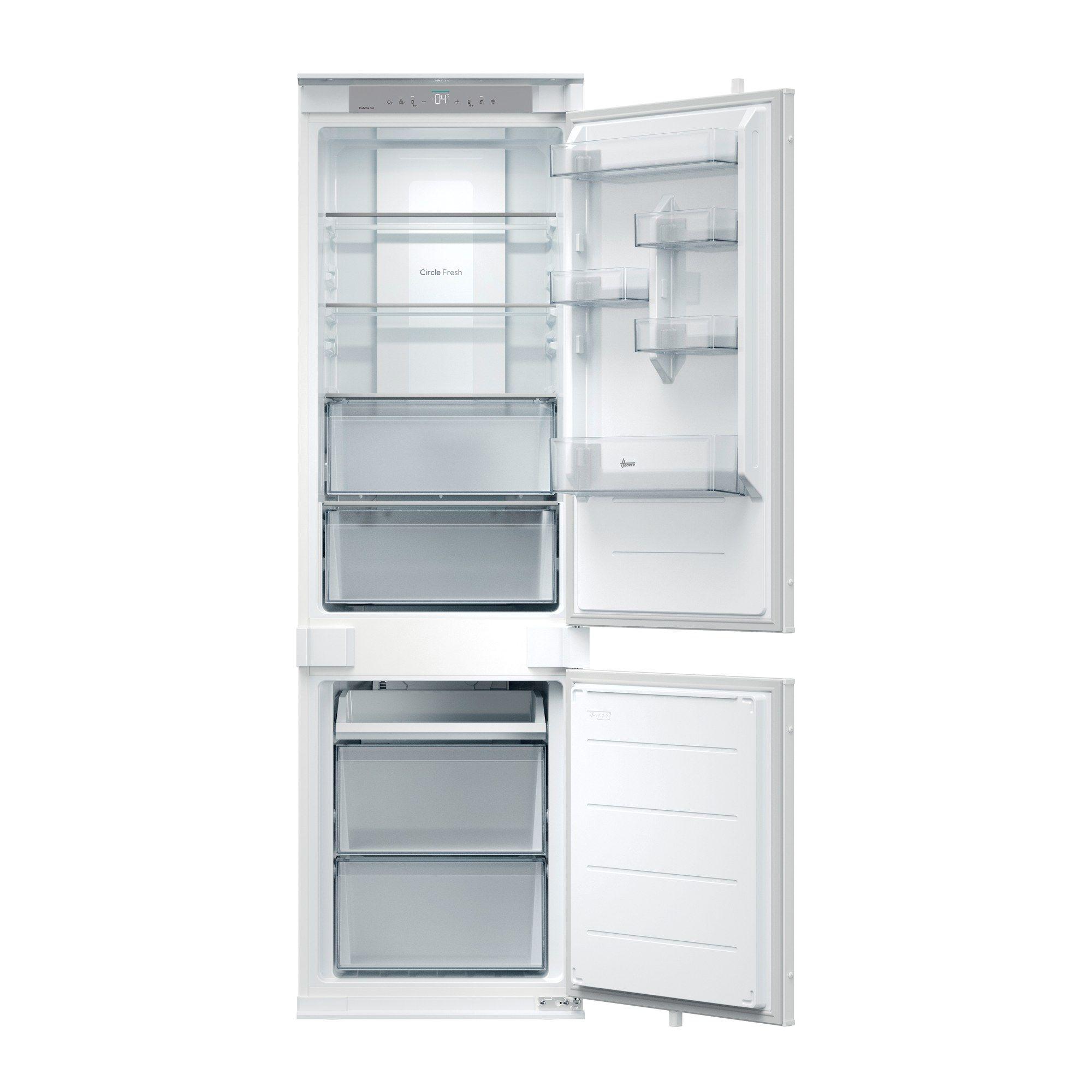 Frigorífico Combinado de Encastre HOOVER HONBQT3518E (251 l - 177,3x54x55 cm - 177 cm - Branco) — miniatura 2