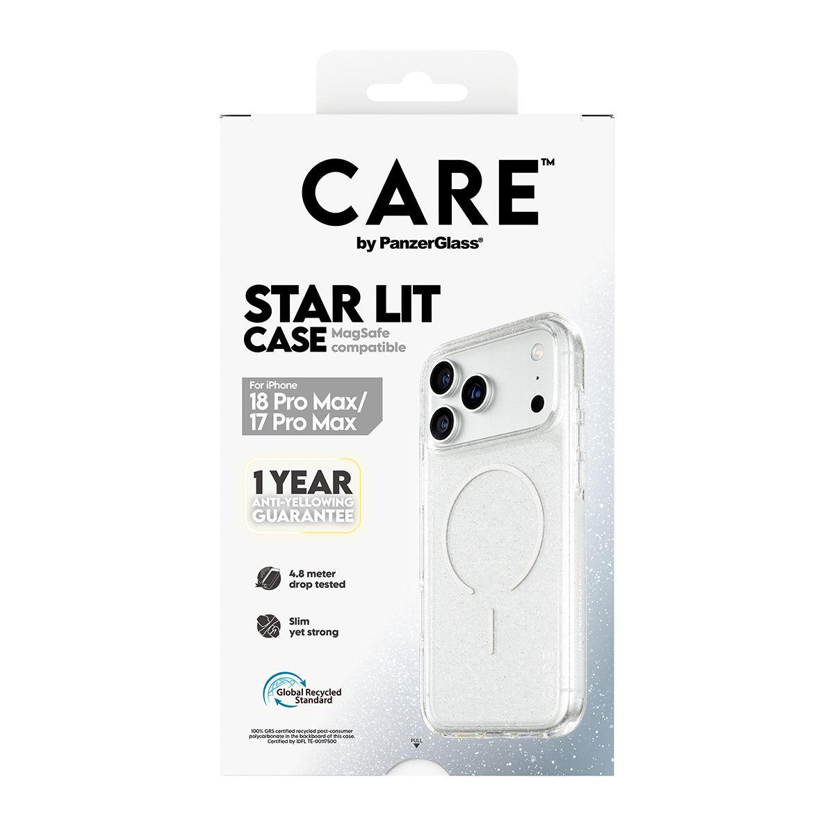 Capa para Telemóvel PANZERGLASS CARE Urban Explorer Star Lit MagSafe (Transparente), miniatura 3