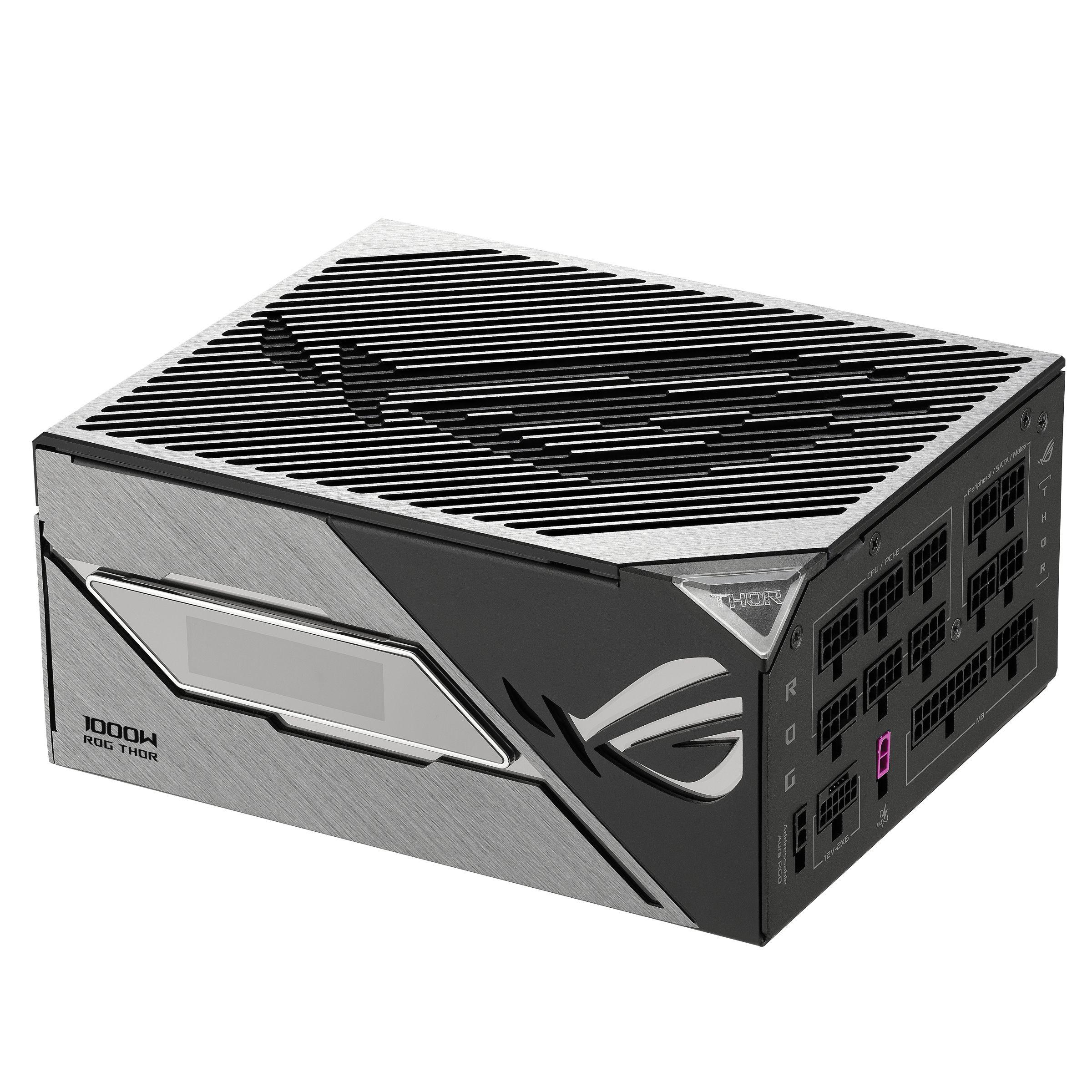 Fonte de Alimentação ASUS ROG Thor 1000P3 Gaming (ATX - 1000 W - 80 Plus Platinum - Preto)