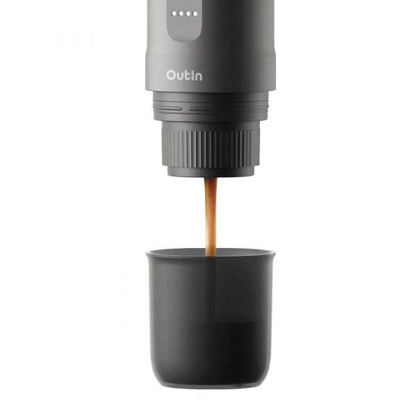 Máquina de Café Expresso Portátil OUTIN Nano (20 bar - 80 ml - Cinza Espacial), miniatura 5