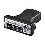 Adaptador HDMI para DVI-D LOGILINK AH0001 (DVI-D - HDMI fêmea de 19 pinos - HDTV e HD Ready - Preto)