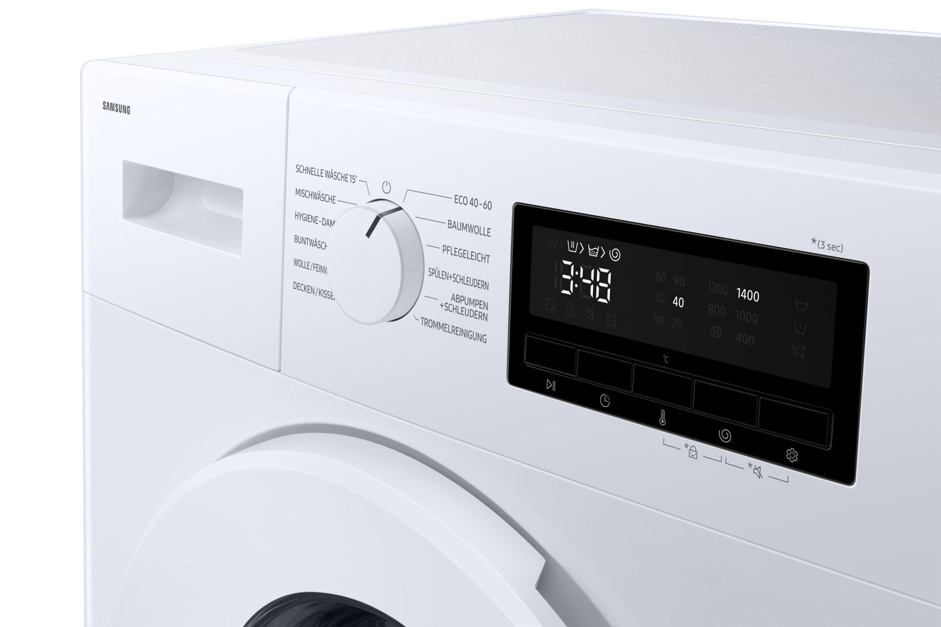 Máquina de Lavar Roupa Independente SAMSUNG WW90FG3M05TWEC (1400 RPM - B - 50 l - Branco), miniatura 7