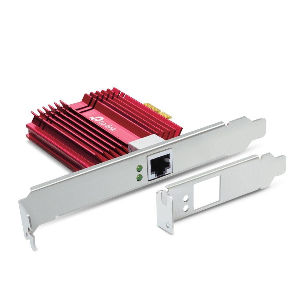 Placa de Rede PCIe TP-LINK TX401 (PCI Express - 10000 Mbit/s - Vermelho) — miniatura 3