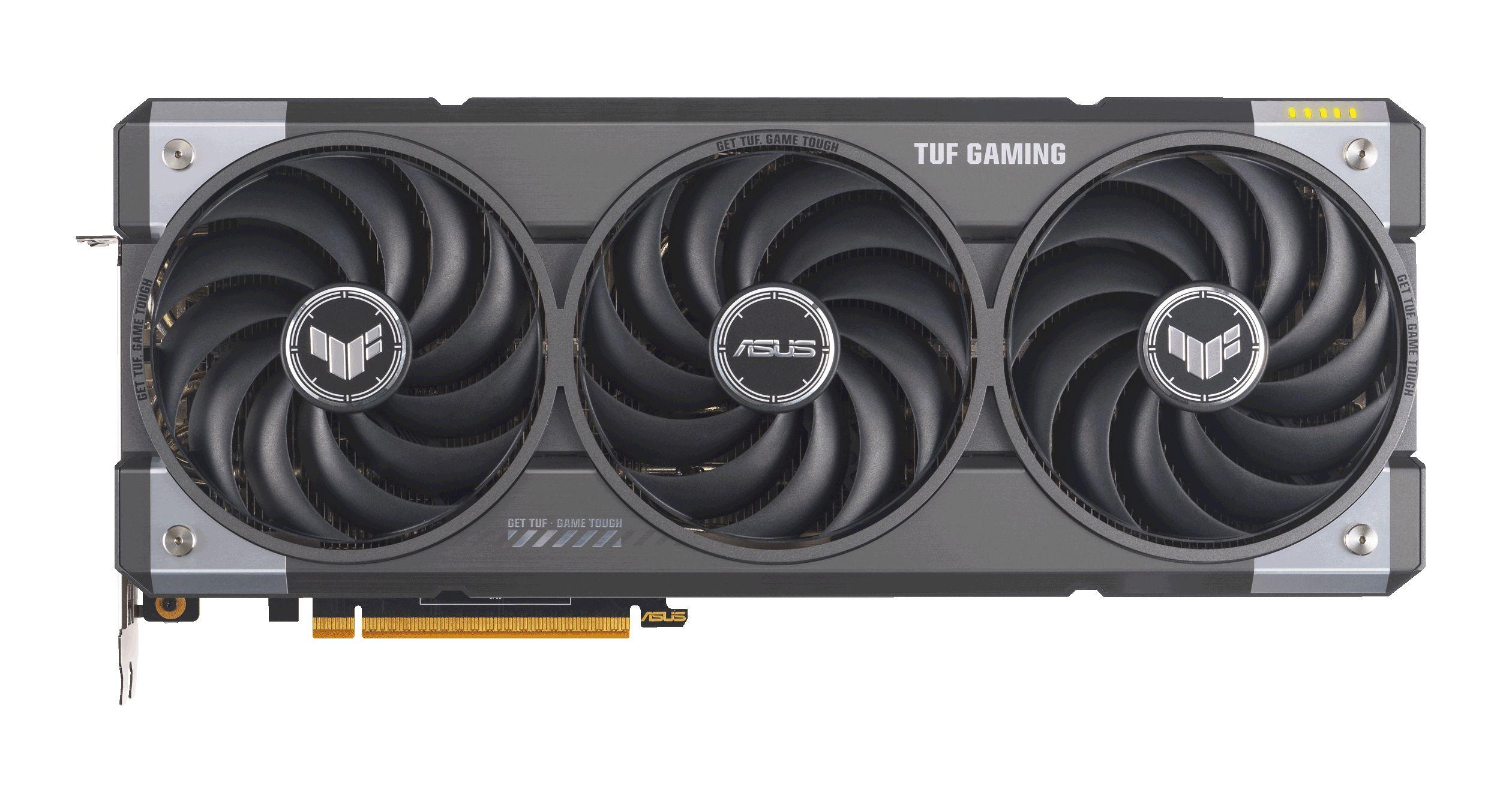 Placa Gráfica ASUS TUF Gaming Radeon RX 9070 XT OC (Radeon RX 9070 XT - 20 Gbit/s - 16 GB - Preto e Prateado)
