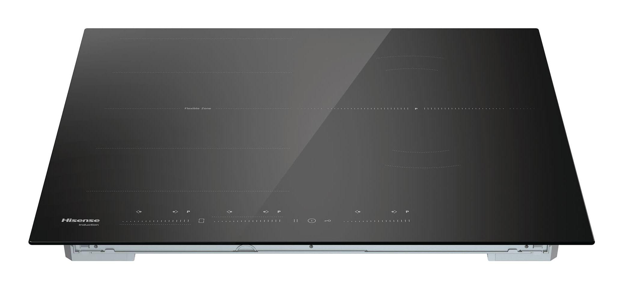 Placa de Indução HISENSE HI6352BSCE (4 zonas - 7400 W - Vidro-cerâmica - Preto)