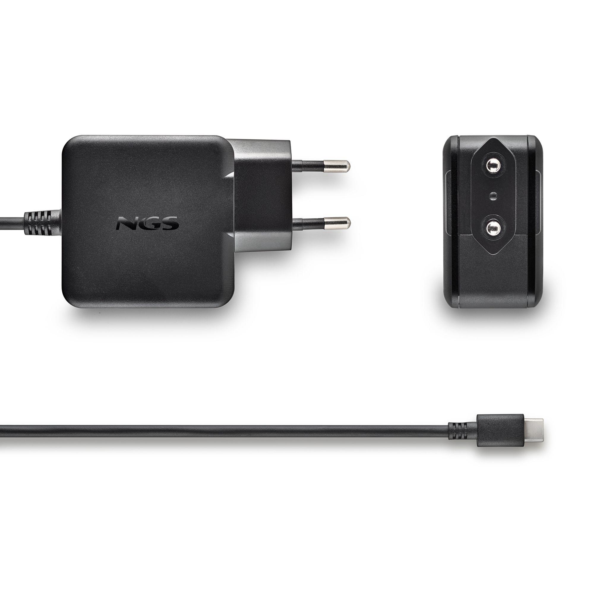 Carregador de Parede NGS GAN45W-C (45 W - Preto), miniatura 4