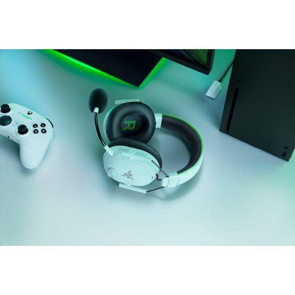 Headset Gaming RAZER BlackShark V3 Pro Xbox (Binaural - Com fios e sem fios - Circum-aural - Branco/Preto) — miniatura 4