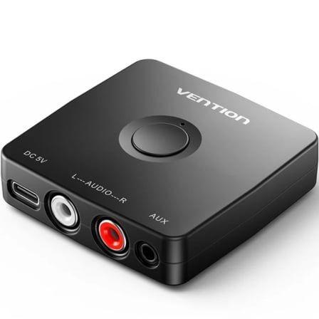 Adaptador de Áudio Bluetooth VENTION NAJB0 (Bluetooth 5.1 - Preto)