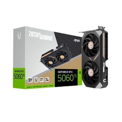 Placa Gráfica ZOTAC GeForce RTX 5060 Ti AMP (NVIDIA GeForce RTX 5060 Ti - 28 Gbps - 180 W - Preto)
