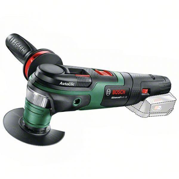 Ferramenta Multifuncional Oscilante BOSCH AdvancedMulti 18 (Verde e Preto)